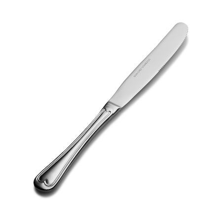 Bon Chef Victoria, Dinner Knife, Solid Handle, Mirror Finish, 13/0, 9.16" , set of 12 S611